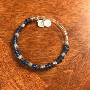 Alex and Ani blue stone bracelet